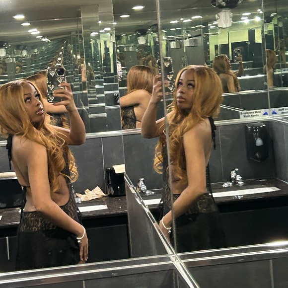 Black Lace IamGia Halter Dress - Picture 3 of 3